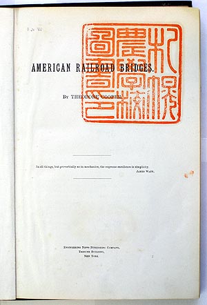 American Railroad Bridges　Cooper, Theodore